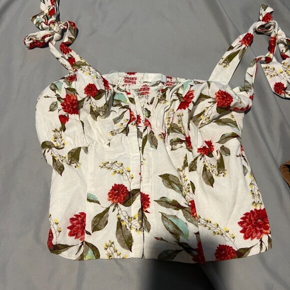 Anthropologie Eri + Ali Wildflower Cropped Tank - Small - Picture 9 of 13